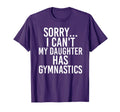 Dad Mom My Daughter Has Gymnastics T-Shirt - Trendy Graphic Unisex - T-Shirt, Sweatshirt, Hoodie