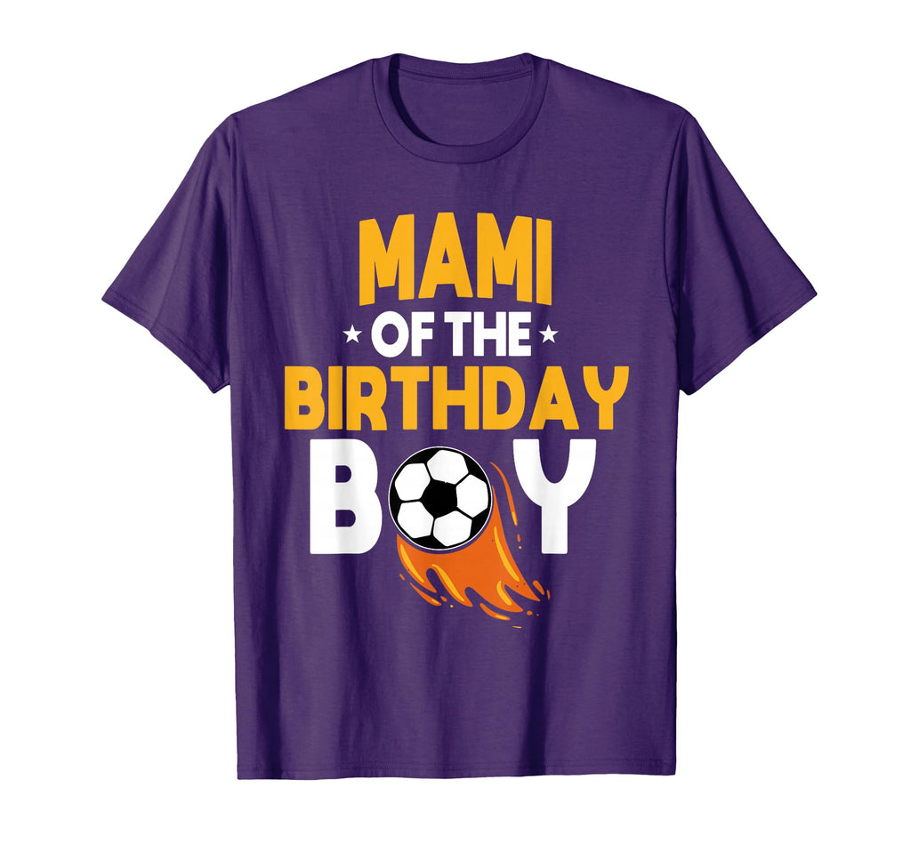 Mami Birthday Soccer Ball Team Bday Party T-Shirt - Trendy Graphic Unisex - T-Shirt, Sweatshirt, Hoodie