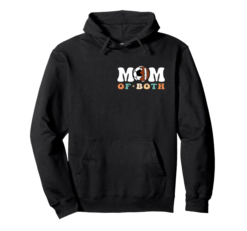 My Mom Both Era Soccer Football 2 Sides Hoodie - Fun Novelty Design Unisex - T-Shirt, Sweatshirt, Hoodie
