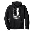 Cheer Dad Cheerleading American Flag Hoodie - Streetwear Style for Adults - T-Shirt, Sweatshirt, Hoodie