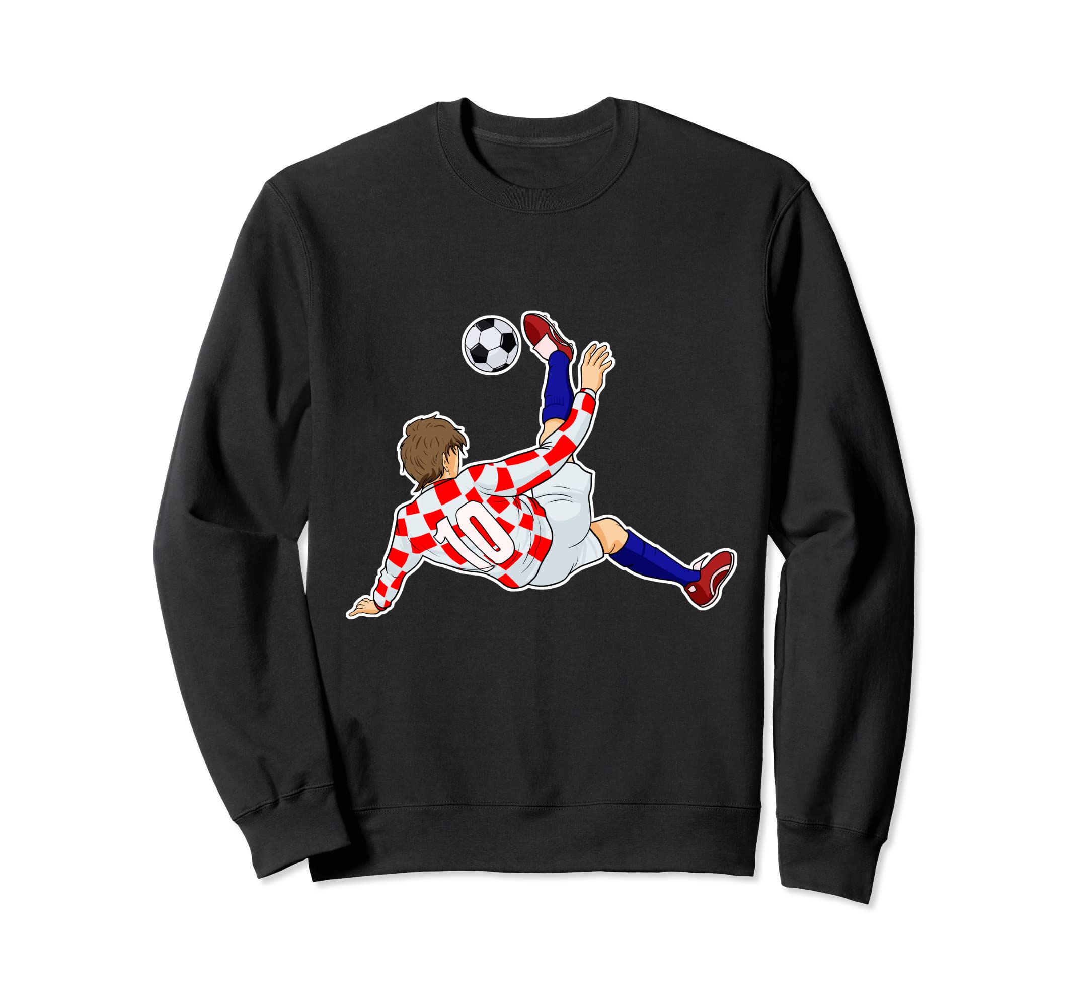 Croatian Flag Soccer Team I Soccer Sweatshirt - Custom Art Print Men Women - T-Shirt, Sweatshirt, Hoodie