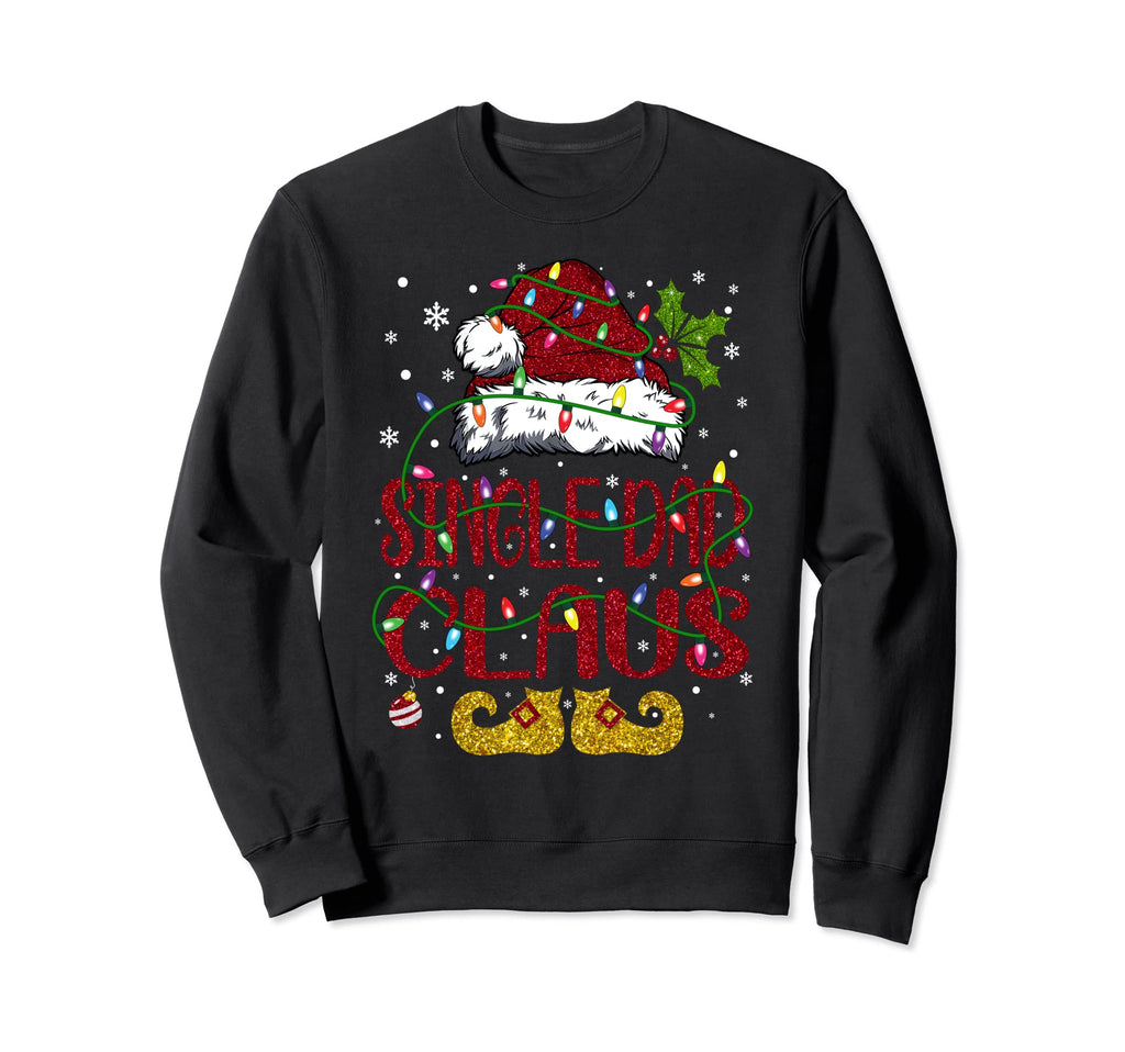 Lights Matching Family Santa Sweatshirt - Fun Novelty Design Men Women - T-Shirt, Sweatshirt, Hoodie