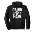 Grand Paw American Flag Dog Grandpa Pet Hoodie - Streetwear Style Unisex - T-Shirt, Sweatshirt, Hoodie
