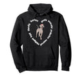 Weimaraner Heart Weimaraner Mom Hoodie - Custom Art Print Men Women - T-Shirt, Sweatshirt, Hoodie