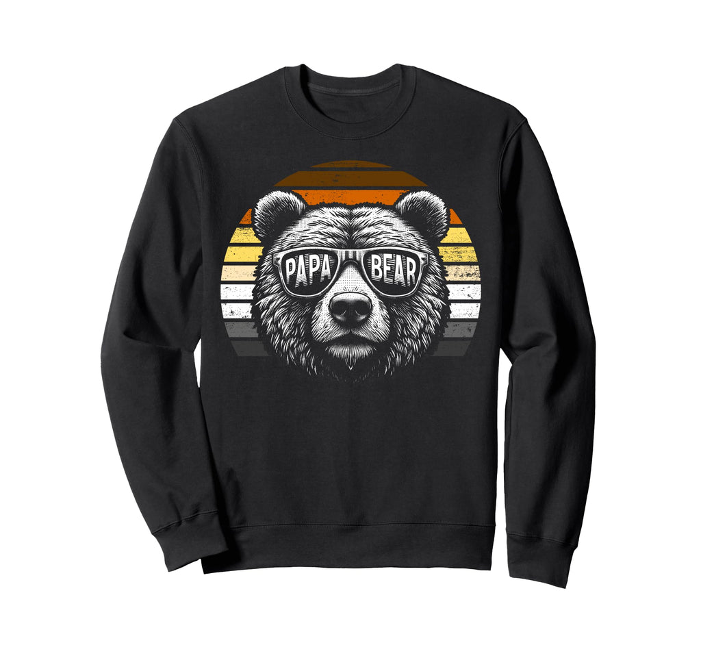 Papa Bear Gay Pride Sunglasses Sweatshirt - Casual Everyday Wear Unisex - T-Shirt, Sweatshirt, Hoodie