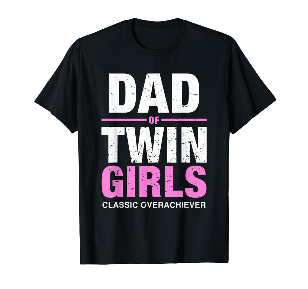 Dad Twins Gender Reveal Announcement T-Shirt - Unique Graphic Men Women - T-Shirt, Sweatshirt, Hoodie
