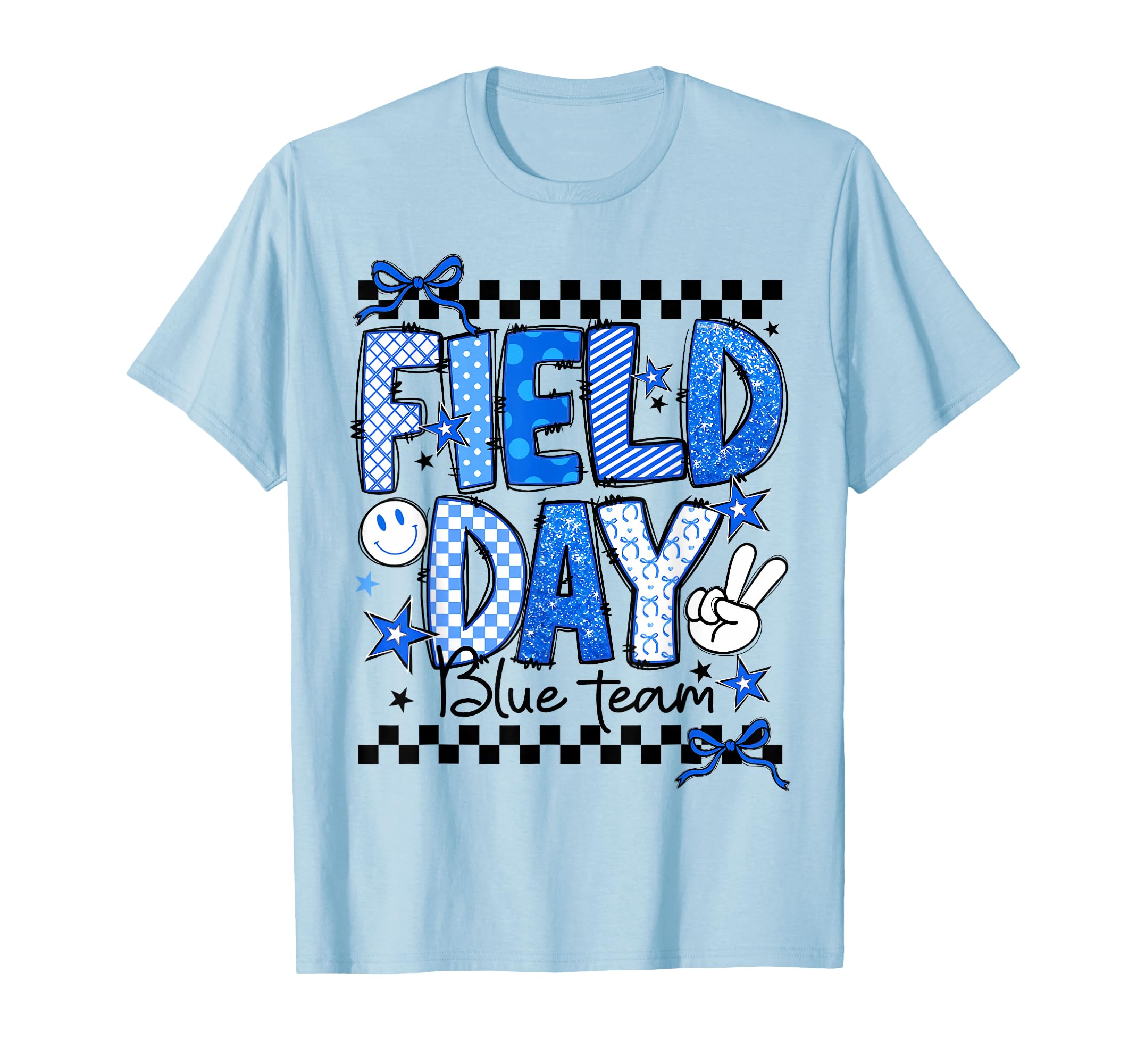 Field Day Blue Team Let Games Begin T-Shirt - Custom Art Print for Adults - T-Shirt, Sweatshirt, Hoodie