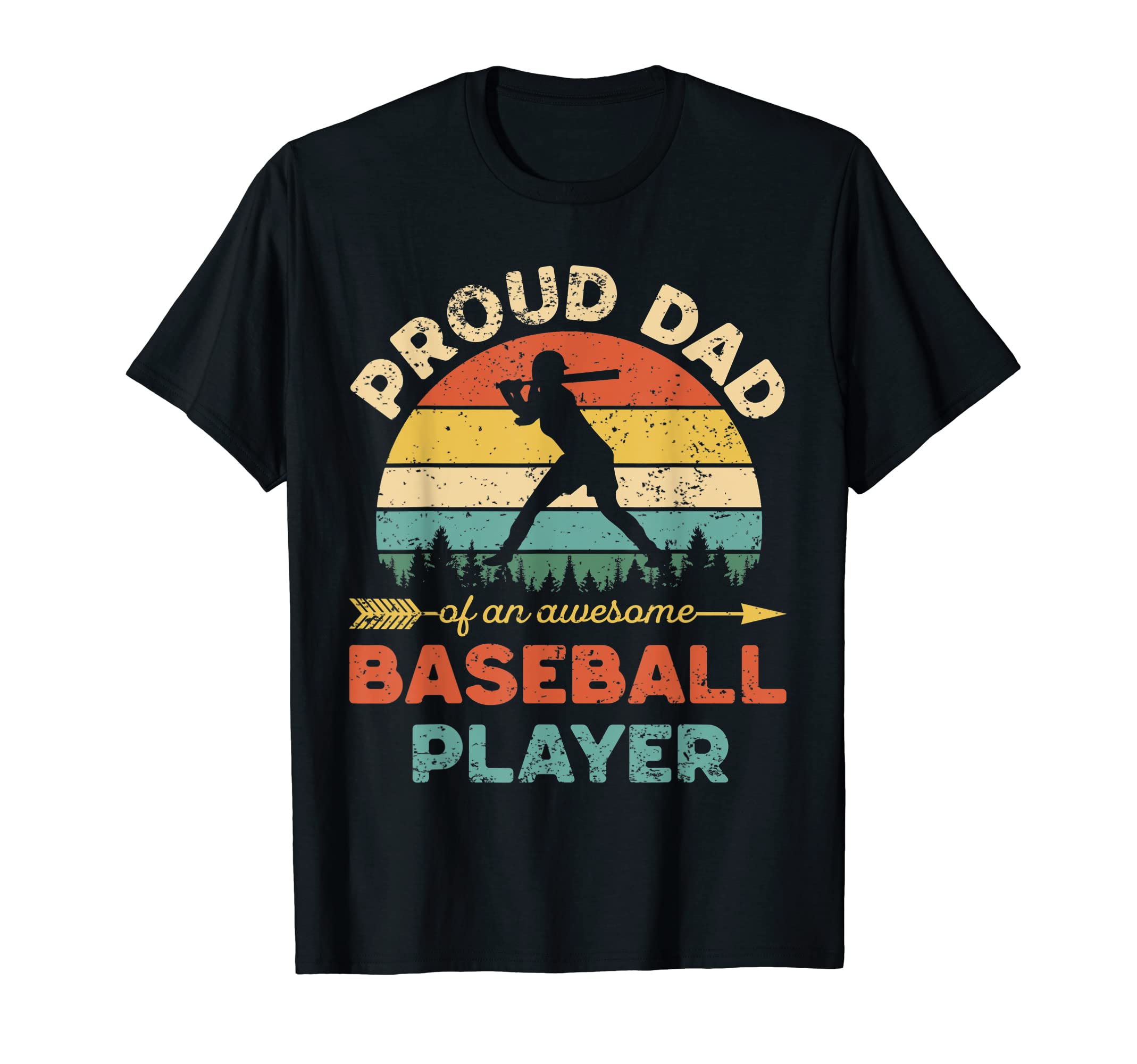 Mens Proud Baseball Dad Player Baseball T-Shirt - Streetwear Style Unisex - T-Shirt, Sweatshirt, Hoodie
