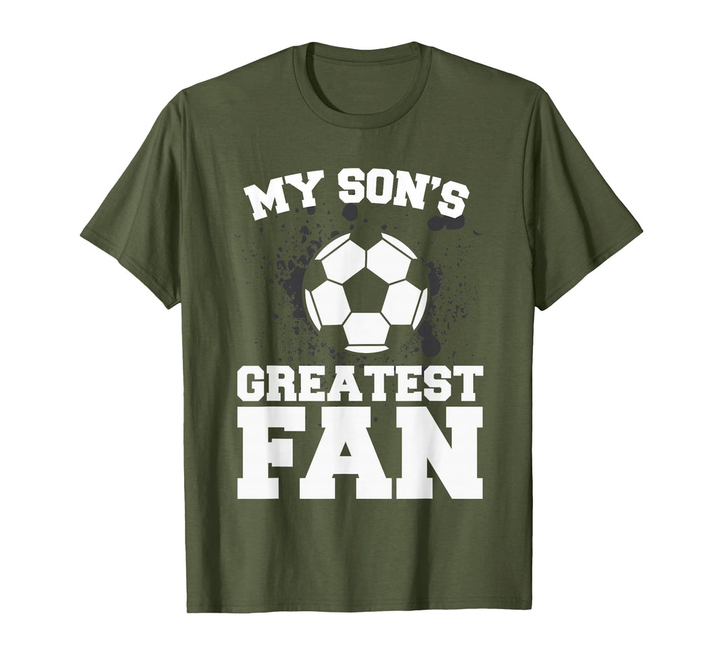 Soccer Mom Or Dad My Sons Greatest Fan T-Shirt - Trendy Graphic Men Women - T-Shirt, Sweatshirt, Hoodie