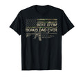 Best Effin Bonus Dad American Camo Flag T-Shirt - Minimalist Print Unisex - T-Shirt, Sweatshirt, Hoodie
