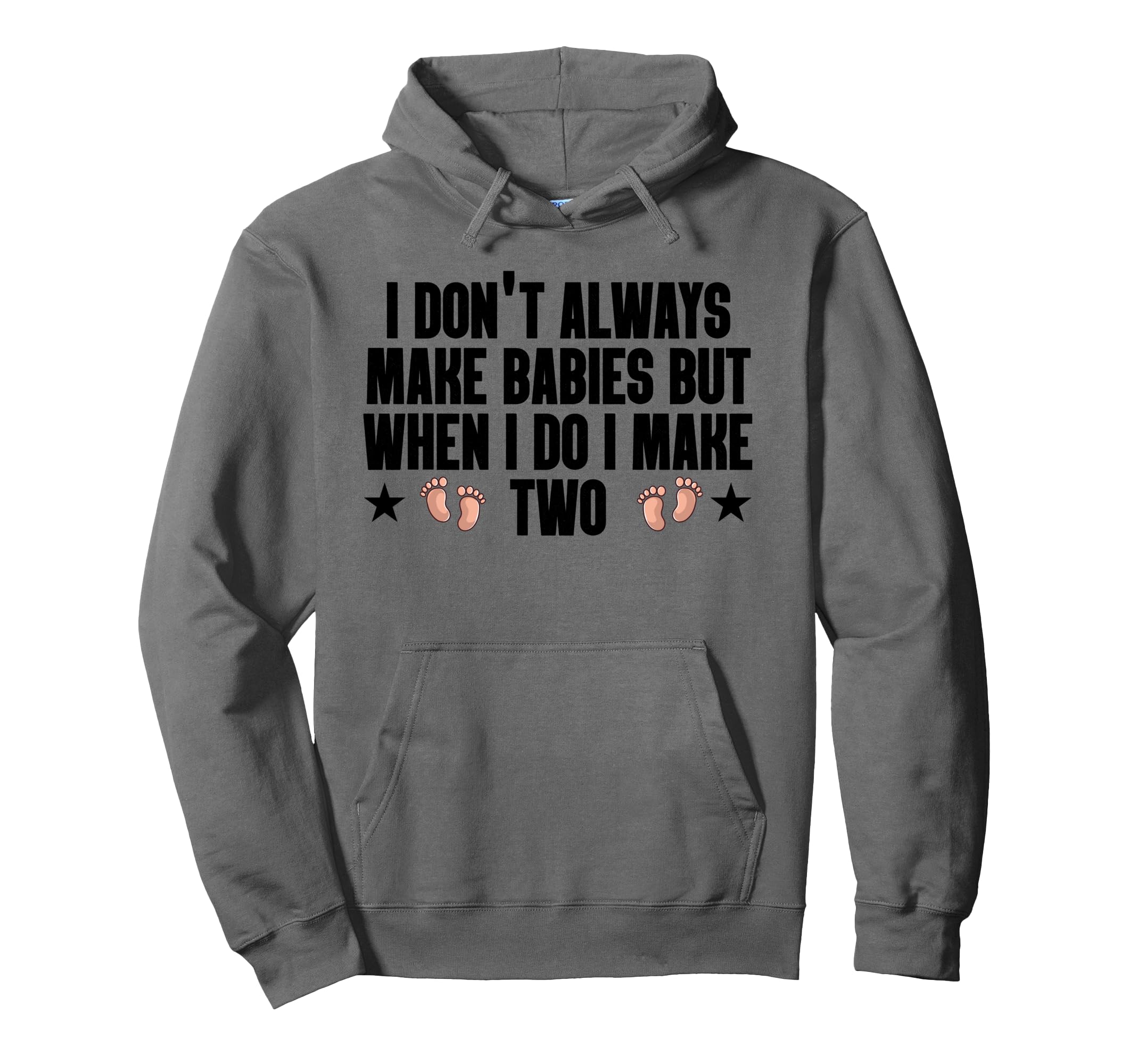 Father Twins Dad Fathers Day Funny Hoodie - Minimalist Print Unisex - T-Shirt, Sweatshirt, Hoodie