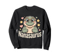 Nanasaurus Nana Grandma Sweatshirt - Casual Everyday Wear for Adults - T-Shirt, Sweatshirt, Hoodie