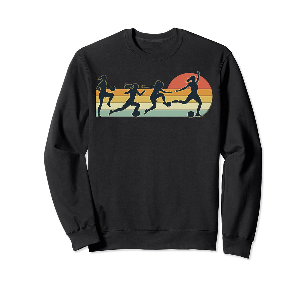 Womens Soccer Players Sunset Soccer Sweatshirt - Novelty Apparel Unisex - T-Shirt, Sweatshirt, Hoodie