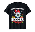 Funny Santas Favorite Soccer Player T-Shirt - Graphic Print for Adults - T-Shirt, Sweatshirt, Hoodie