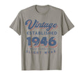 Established 1946 76Th Birthday Party T-Shirt - Fun Novelty Design Men Women - T-Shirt, Sweatshirt, Hoodie