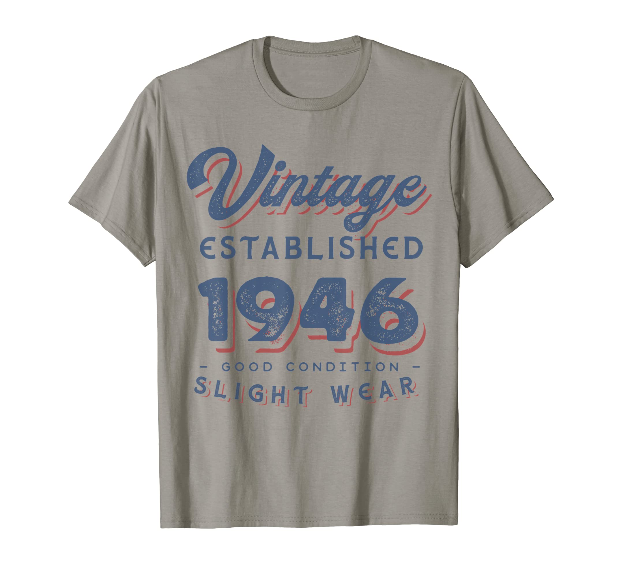 Established 1946 76Th Birthday Party T-Shirt - Fun Novelty Design Men Women - T-Shirt, Sweatshirt, Hoodie