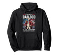 Patriotic Dad Bod Father Figure Hoodie - Casual Everyday Wear Men Women - T-Shirt, Sweatshirt, Hoodie