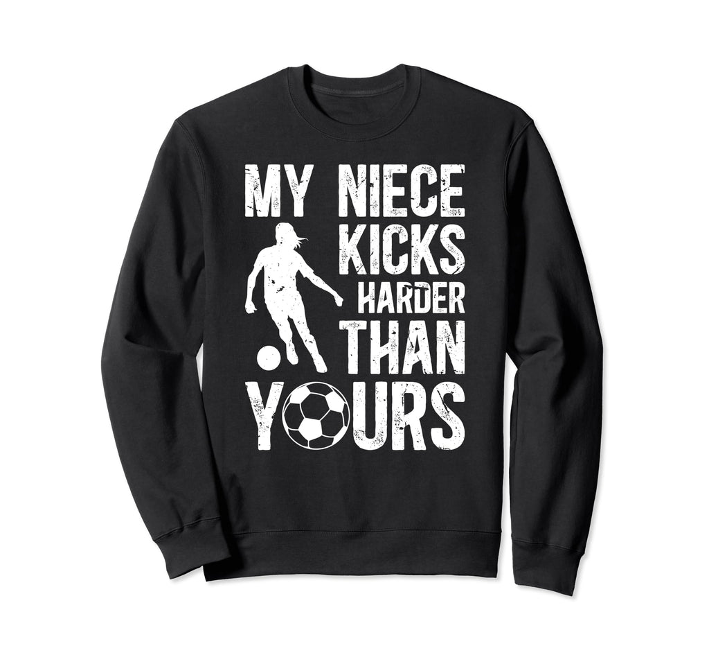 My Niece Soccer Uncle Soccer Player Sweatshirt - Graphic Print for Adults - T-Shirt, Sweatshirt, Hoodie