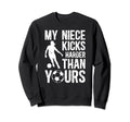 My Niece Soccer Uncle Soccer Player Sweatshirt - Graphic Print for Adults - T-Shirt, Sweatshirt, Hoodie