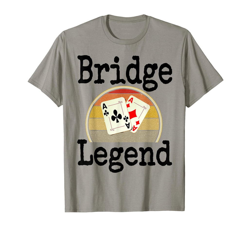 Funny Bridge Legend Card Game Winner T-Shirt - Minimalist Print Men Women - T-Shirt, Sweatshirt, Hoodie