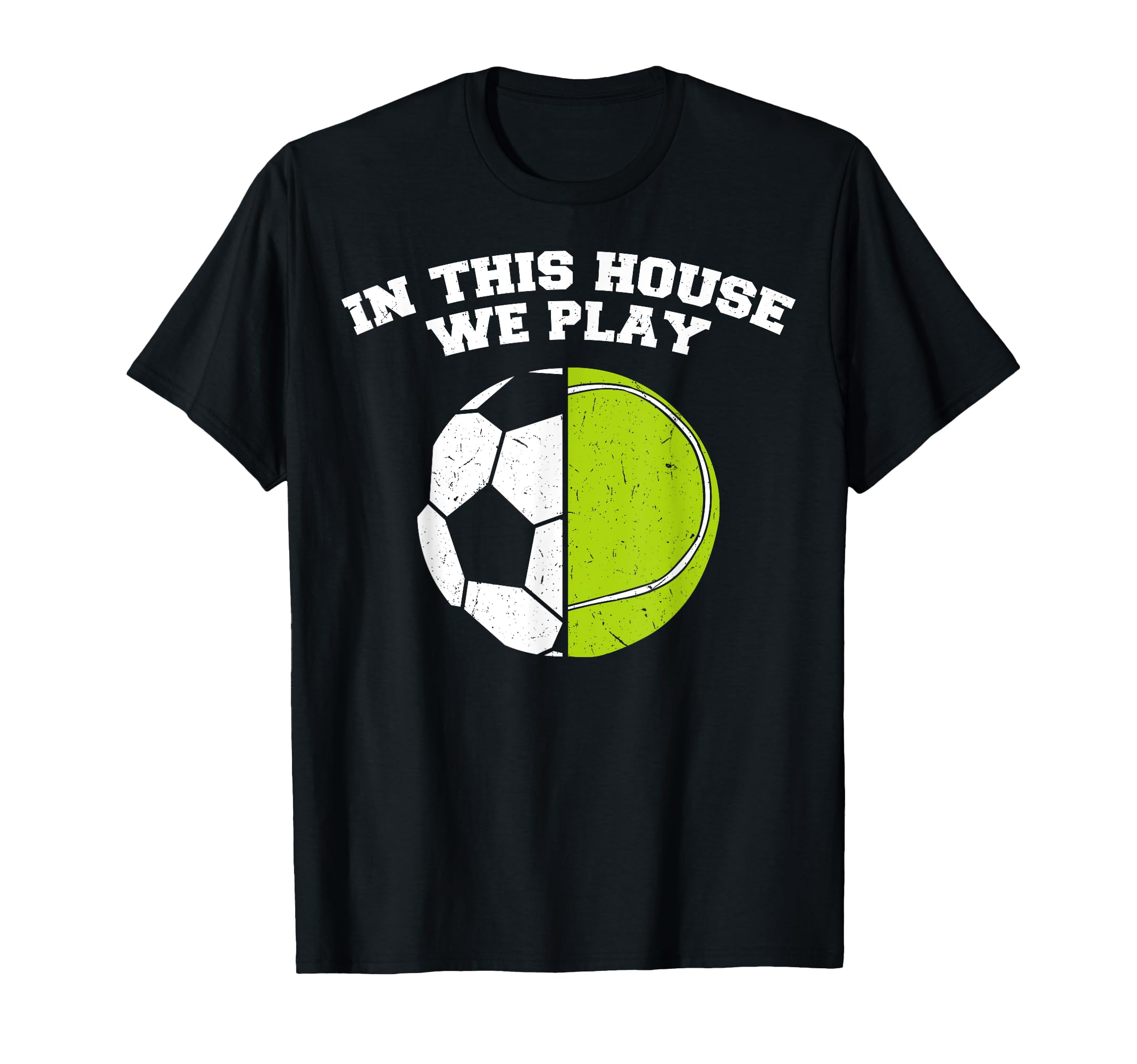 Ballers We Play Ball Mom Dad Tennis Soccer T-Shirt - Graphic Print Unisex - T-Shirt, Sweatshirt, Hoodie