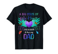 Dad Happy Birthday To Angel Heaven T-Shirt - Novelty Apparel for Adults - T-Shirt, Sweatshirt, Hoodie
