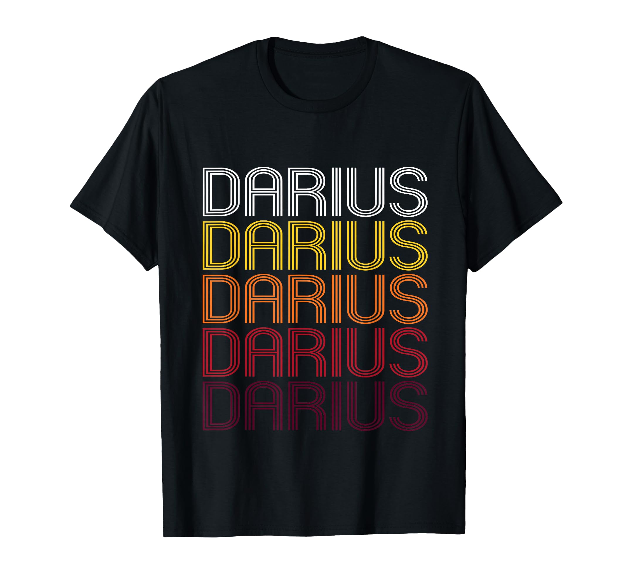 Darius Wordmark Pattern T-Shirt - Unique Graphic for Adults - T-Shirt, Sweatshirt, Hoodie
