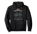 Bike Cycling Never Underestimate Old Hoodie - Novelty Apparel for Adults - T-Shirt, Sweatshirt, Hoodie