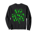 Saxophones Inside Shamrock St Sweatshirt - Unique Graphic Men Women - T-Shirt, Sweatshirt, Hoodie