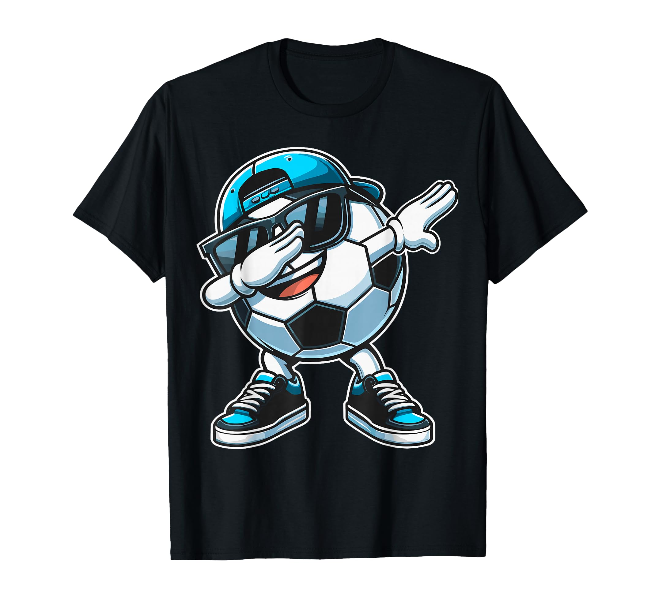 Dabbing Soccer Ball Player T-Shirt - Minimalist Print for Adults - T-Shirt, Sweatshirt, Hoodie