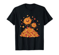 Pie Family Leaf Pile Jumping T-Shirt - Casual Everyday Wear Unisex - T-Shirt, Sweatshirt, Hoodie