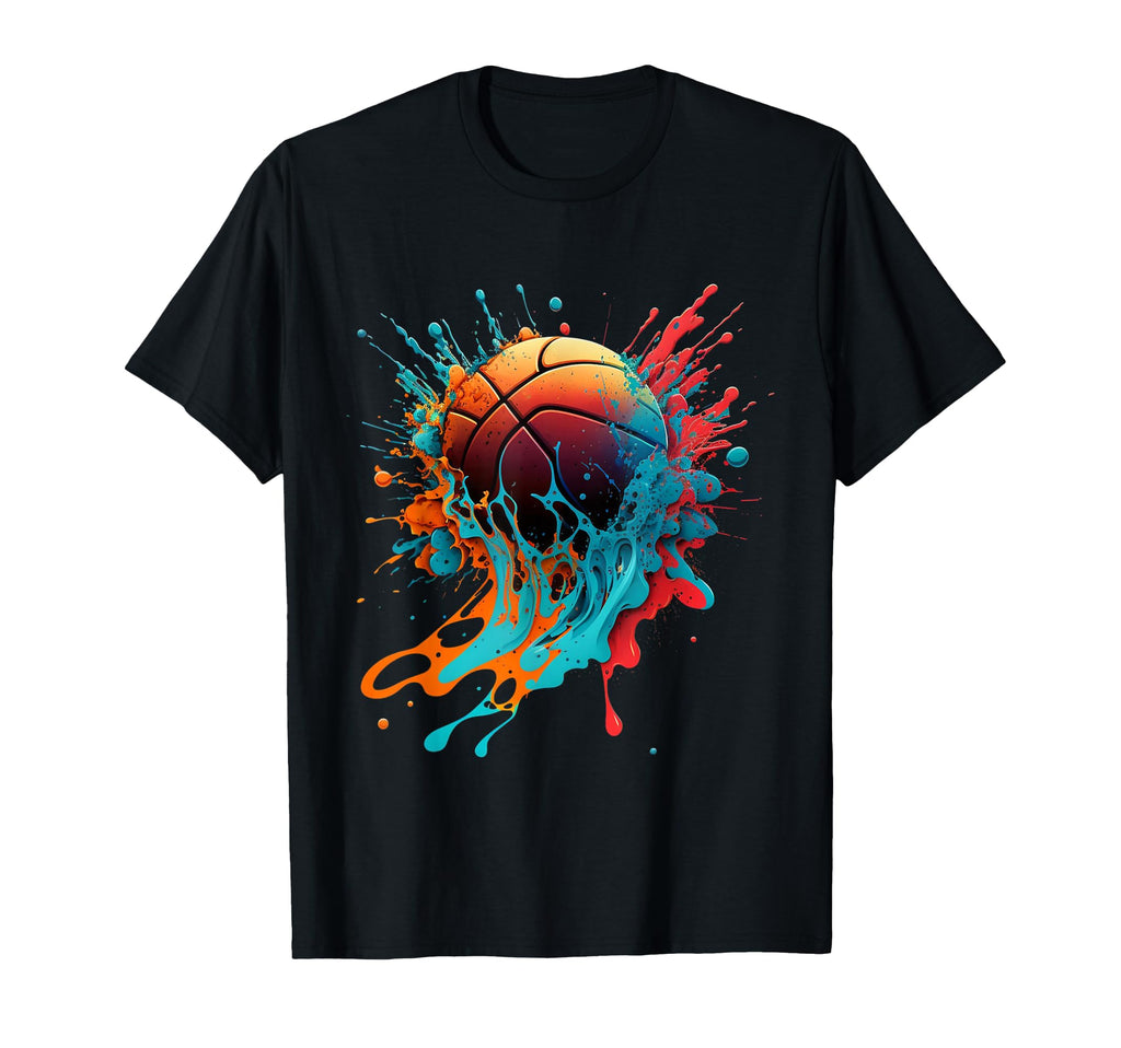 Basketball Splash Baller Basketball Player T-Shirt - Graphic Print Unisex - T-Shirt, Sweatshirt, Hoodie