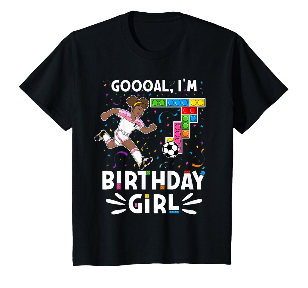 Goooal Im 7 I Building Blocks I T-Shirt - Casual Everyday Wear Men Women - T-Shirt, Sweatshirt, Hoodie