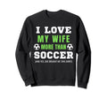 Soccer Fan Sport Soccer Player Sweatshirt - Minimalist Print Unisex - T-Shirt, Sweatshirt, Hoodie