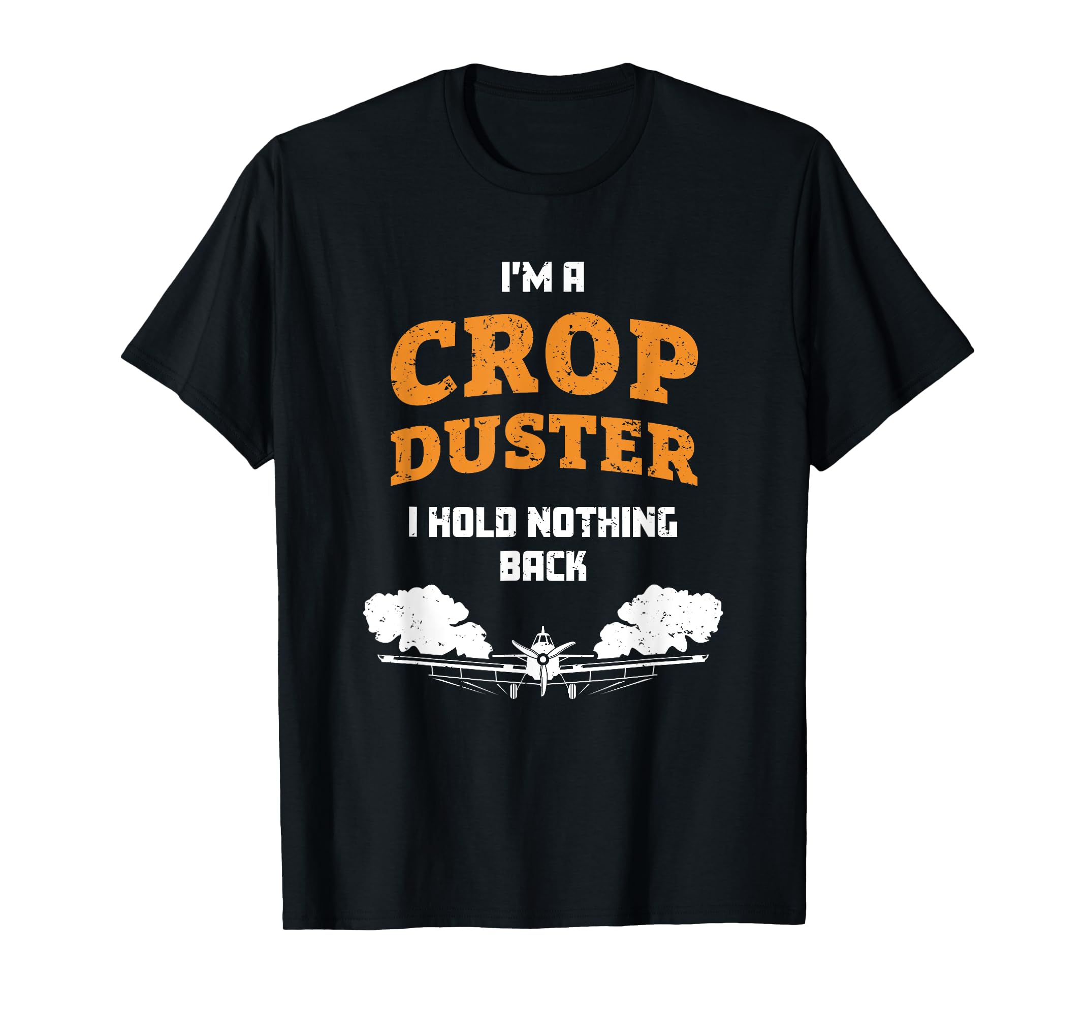 Duster Plane Cropdusting Co Mens Crop T-Shirt - Custom Art Print Men Women - T-Shirt, Sweatshirt, Hoodie