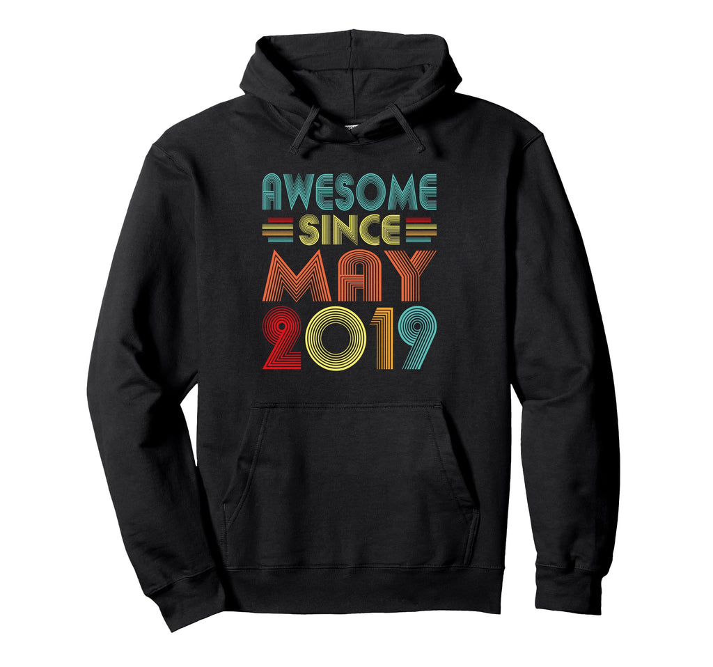 7Th Birthday Awesome Since May 2019 Hoodie - Minimalist Print Men Women - T-Shirt, Sweatshirt, Hoodie