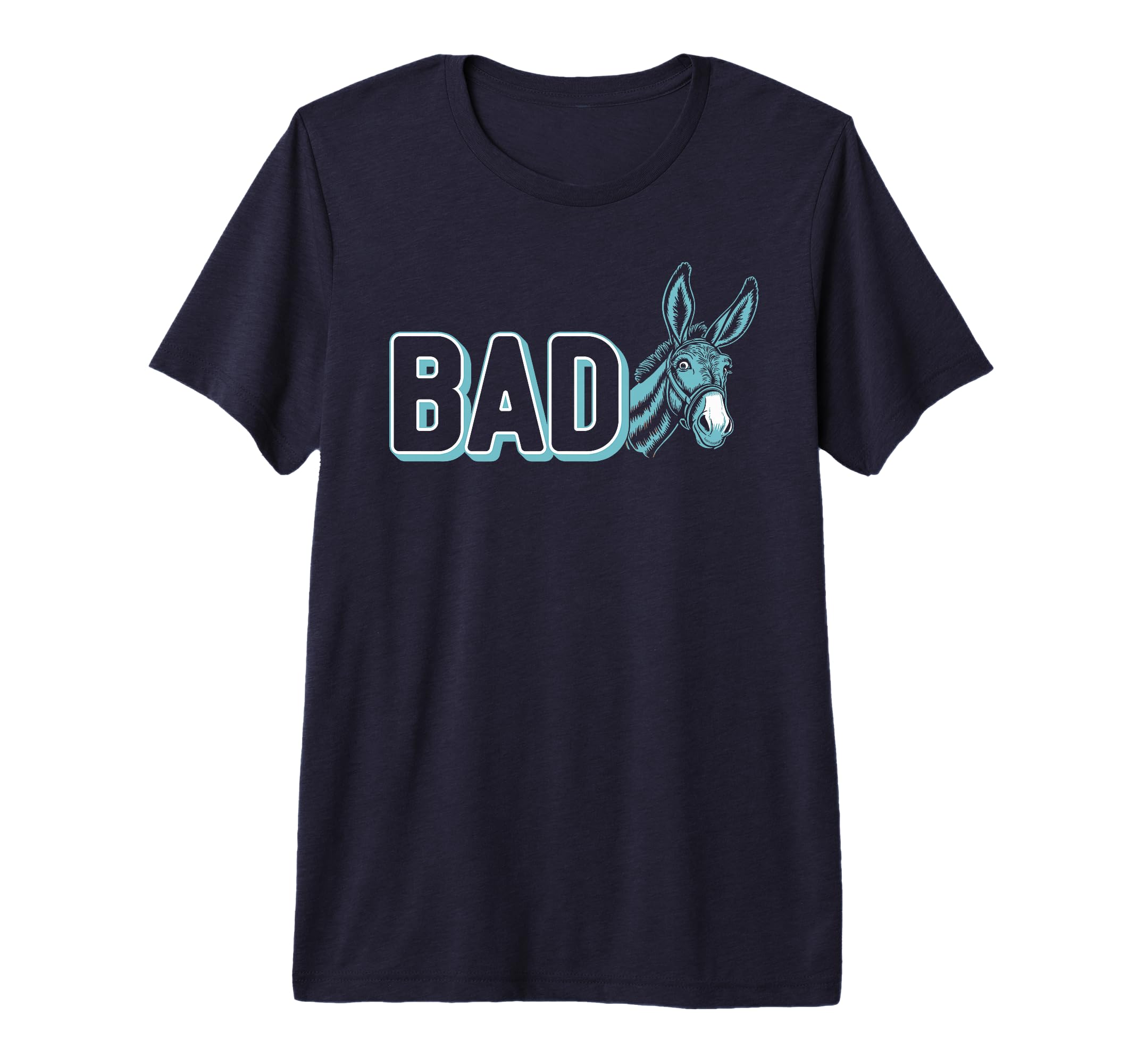 Badass Funny Donkey Burro Dad Joke T-Shirt - Minimalist Print for Adults - T-Shirt, Sweatshirt, Hoodie