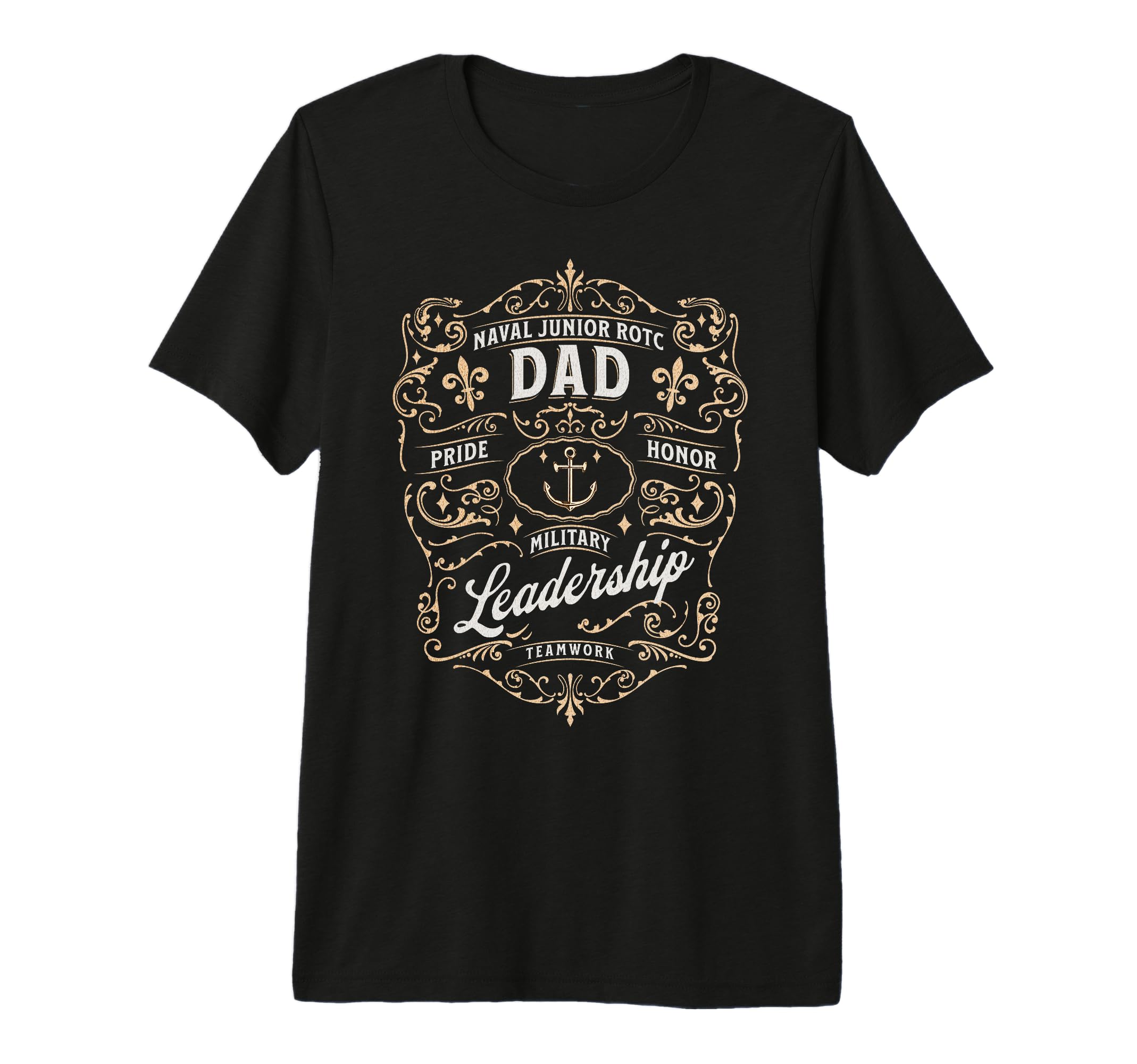 Mens Naval Junior Rotc Dad Mens T-Shirt - Trendy Graphic for Adults - T-Shirt, Sweatshirt, Hoodie