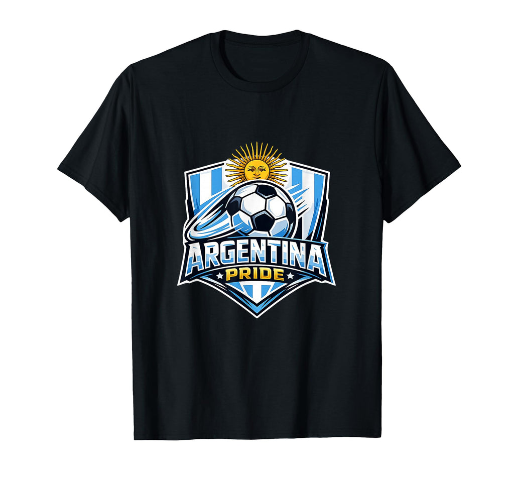 Argentina Pride Soccer Fan Minimal T-Shirt - Fun Novelty Design Men Women - T-Shirt, Sweatshirt, Hoodie