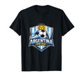 Argentina Pride Soccer Fan Minimal T-Shirt - Fun Novelty Design Men Women - T-Shirt, Sweatshirt, Hoodie