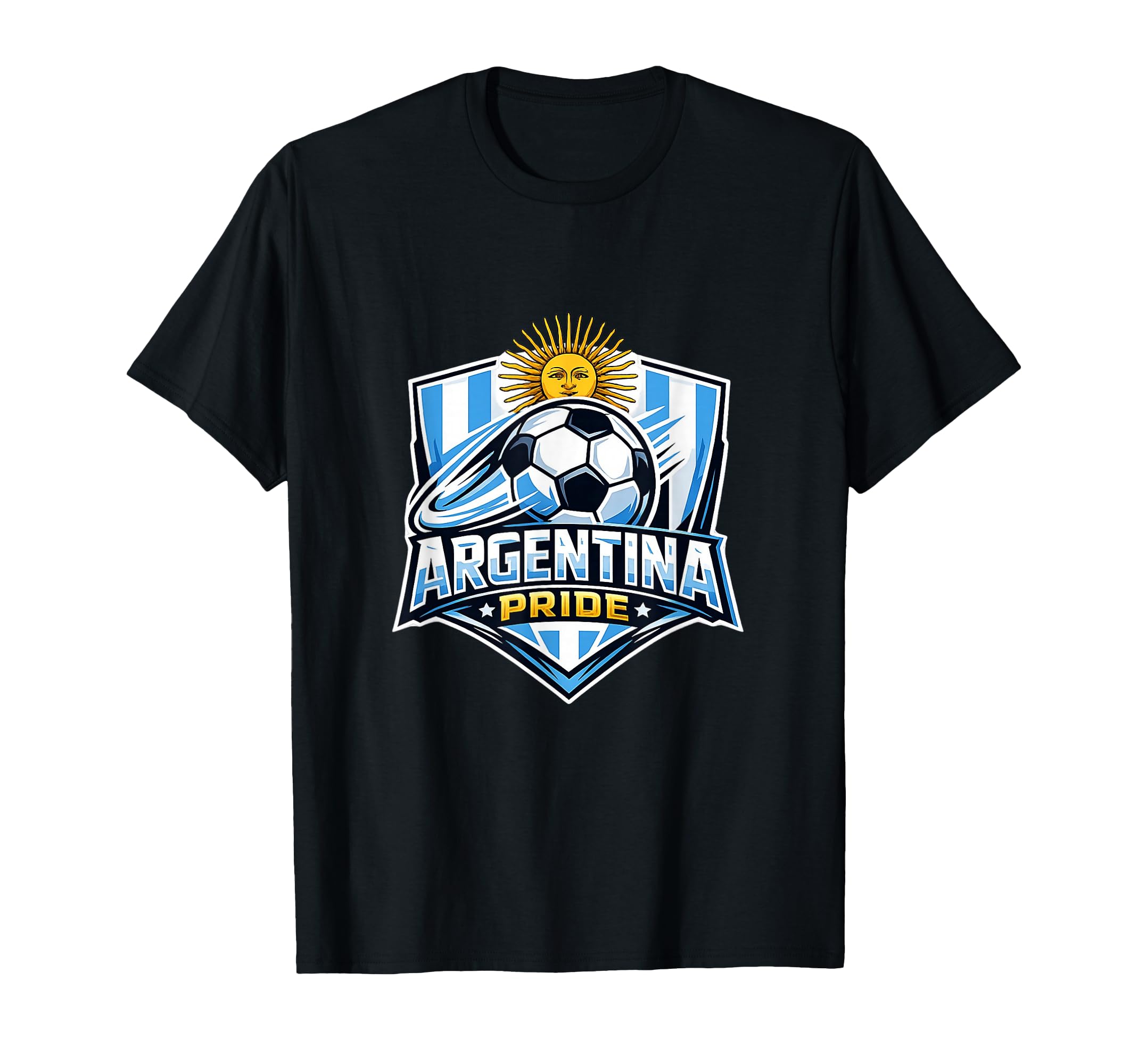 Argentina Pride Soccer Fan Minimal T-Shirt - Fun Novelty Design Men Women - T-Shirt, Sweatshirt, Hoodie