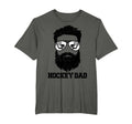 Hockey Dad Funny Messy Hair Beard Hockey Dad T-Shirt - Graphic Print Unisex - T-Shirt, Sweatshirt, Hoodie