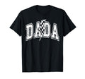Dada Lightning Bolt Checkered Varsity T-Shirt - Novelty Apparel for Adults - T-Shirt, Sweatshirt, Hoodie