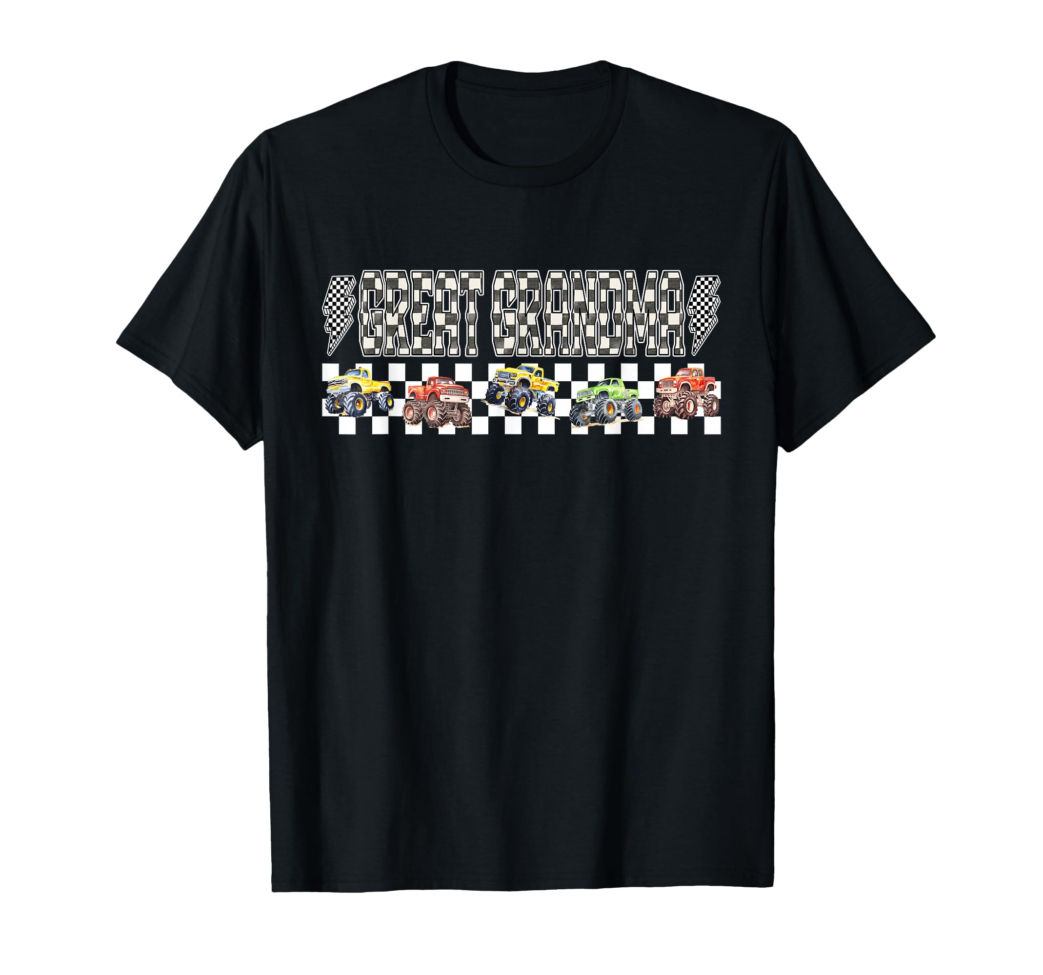 Great Grandma Monster Truck Family Crew T-Shirt - Streetwear Style Unisex - T-Shirt, Sweatshirt, Hoodie