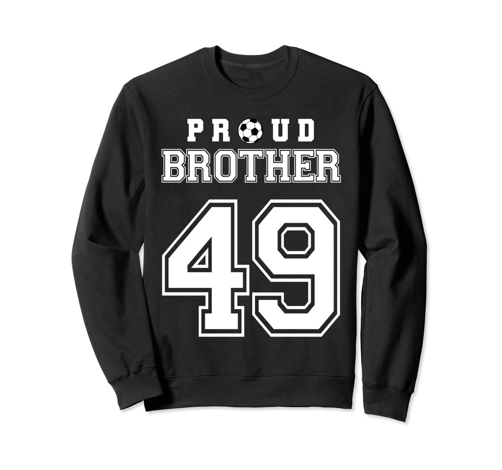Number 49 Custom Proud Soccer Futbol Sweatshirt - Graphic Print for Adults - T-Shirt, Sweatshirt, Hoodie