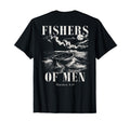 Fishers Christian Bible Verse Fishing Dad T-Shirt - Graphic Print Unisex - T-Shirt, Sweatshirt, Hoodie