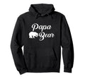 Beary Loving Family Papa Bear Grey Hoodie - Novelty Apparel for Adults - T-Shirt, Sweatshirt, Hoodie