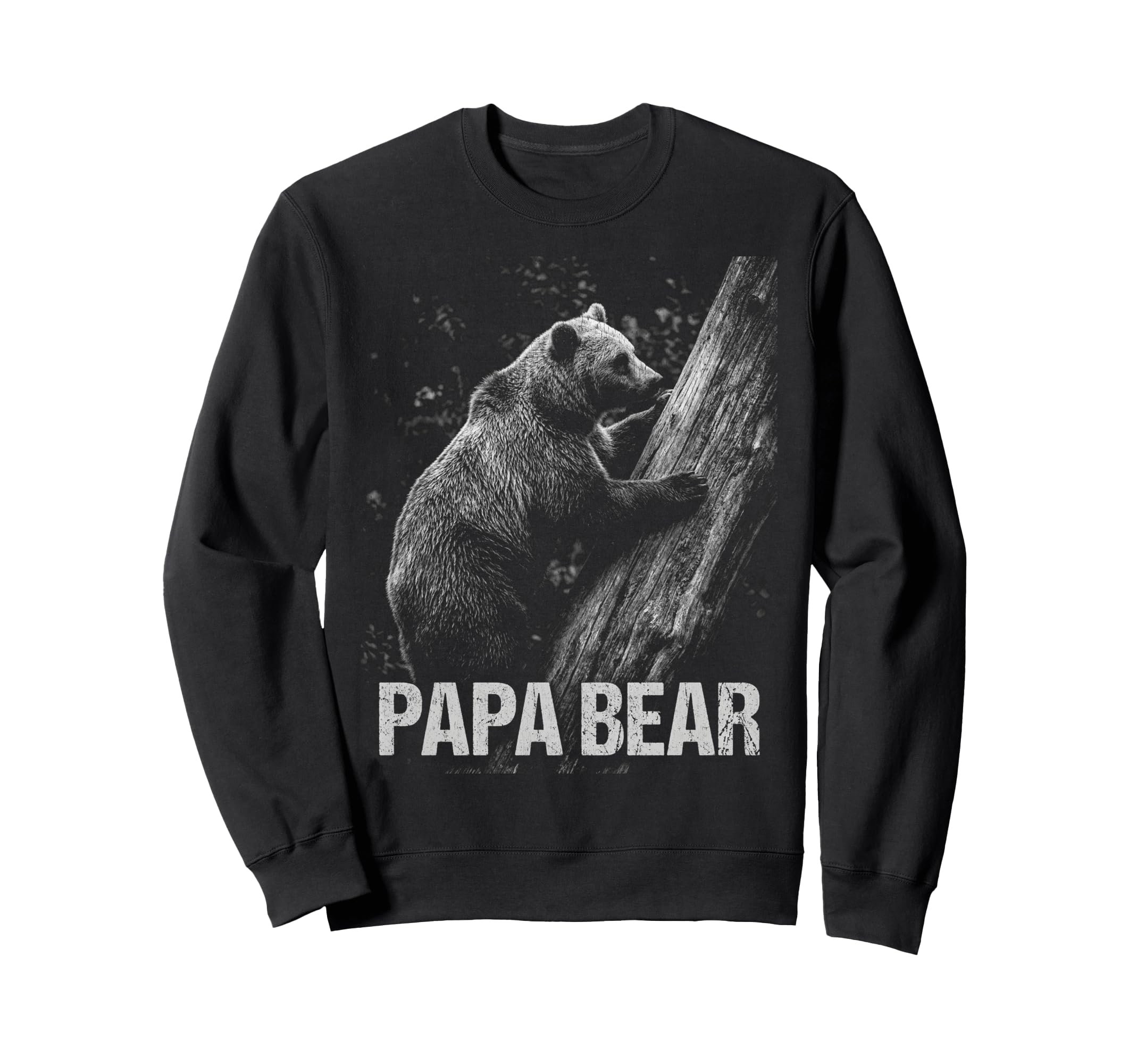 Papa Bear Family Matching Dad Sweatshirt - Graphic Print for Adults - T-Shirt, Sweatshirt, Hoodie