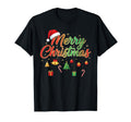 Merry Lights Santa Hat Family Matching T-Shirt - Trendy Graphic Unisex - T-Shirt, Sweatshirt, Hoodie