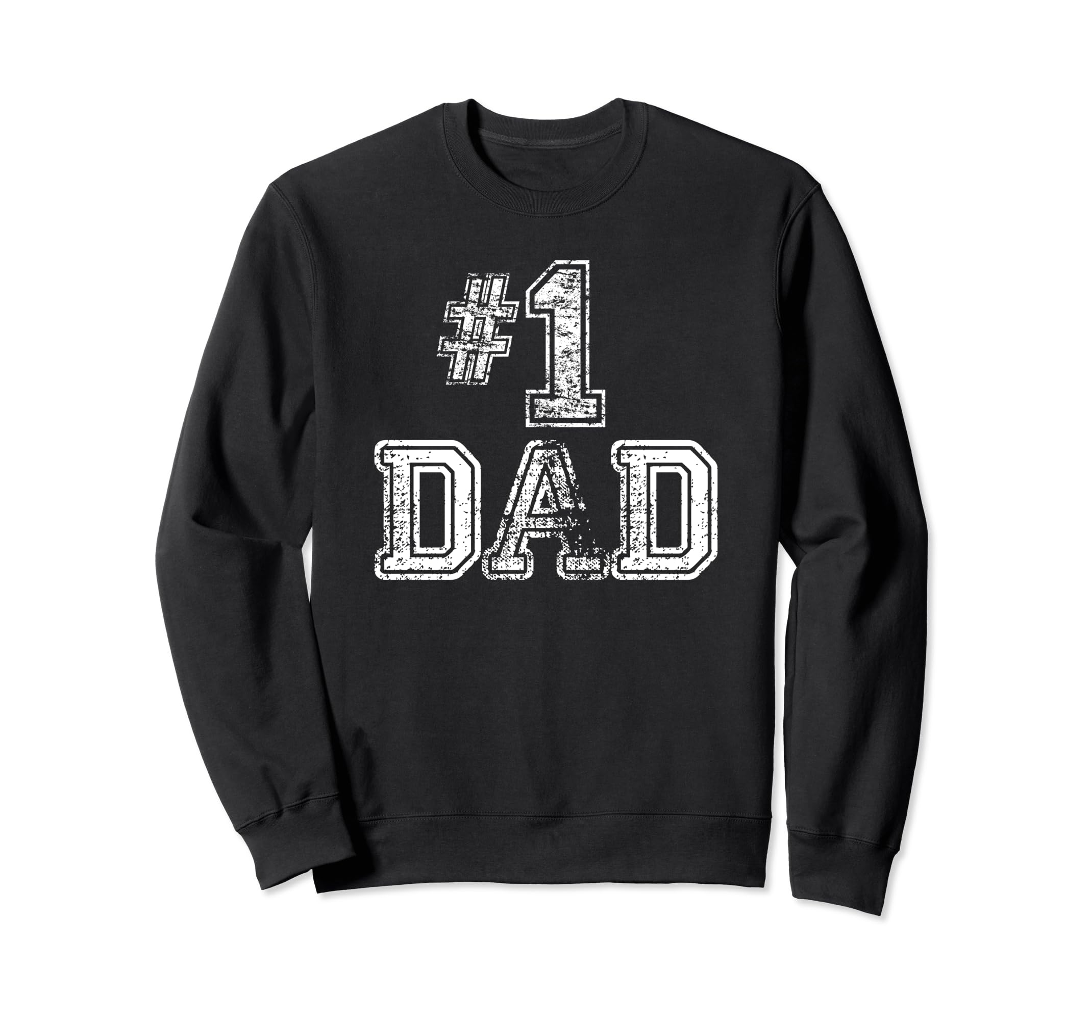 1 Dad Number One Sports Jersey Sweatshirt - Unique Graphic for Adults - T-Shirt, Sweatshirt, Hoodie